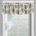 thumbnail image 2 of Ambesonne Abstract Valance Pack of 2, Grunge Marble Leaves Art, 54"X12", Pale Salmon Beige, 2 of 5