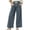 Gray, variant on Oksale Petite Sweatpants for Women Wide Leg Loose Comfy Pants with Pockets and Drawstring Waisted Elastic Trousers Navy S