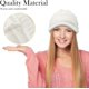 thumbnail image 5 of 2 juegos de gorros y guantes de invierno para mujer, gorro de punto holgado, gorro de invierno con ala, guante para pantalla táctil, gorro de invierno con ala., 5 of 7