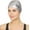 Silver, variant on Beemo Latex Lycra Swim Cap for Long or Short Hair - Stretchable Head Cap - Black