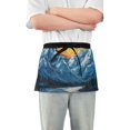 thumbnail image 2 of Sun and Iceberg Server Apron with 3 Pockets Waist Apron for Waiter Waitress, 2 of 7