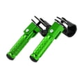 thumbnail image 3 of Reposapiés traseros plegables Reposapiés plegables Estriberas Pedales Verdes aptos para Scooters Motocicletas, 3 of 4