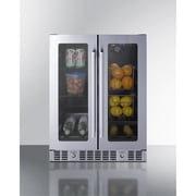 French door undercounter ADA compliant pantry for fruits, vegetables and perishables