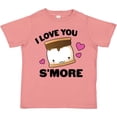 thumbnail image 3 of Inktastic Valentines Day I Love You S'more with Pink Hearts Boys or Girls Toddler T-Shirt, 3 of 5