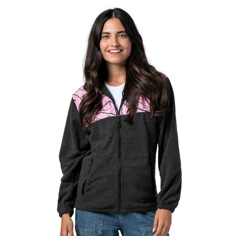 TrailCrest Women's Fleece Long Sleeve Full Zip Jacket Coat