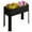 Black-S: 23.6"L x 10.6"W x 17.7"H, variant on YEXJ Raised Garden Bed Outdoor Patio Planter Box Elevated Flower Vega Grow Stand,Black-L: 39.3"L x 15.7"W x 31.4"H