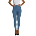 thumbnail image 7 of Ohufall Jeggings for Women Pull on Stretchy Jeans Denim Leggings High Waisted Skinny Jean Leggings with Pockets Trendy 2026, 7 of 7