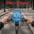 thumbnail image 6 of Adults Electric Motorized Scooter for Teens,Foldable 10" Solid Tires,Fast 19 mph,Long Range,350W Commuter E Scooter,Dual Suspension, 6 of 7