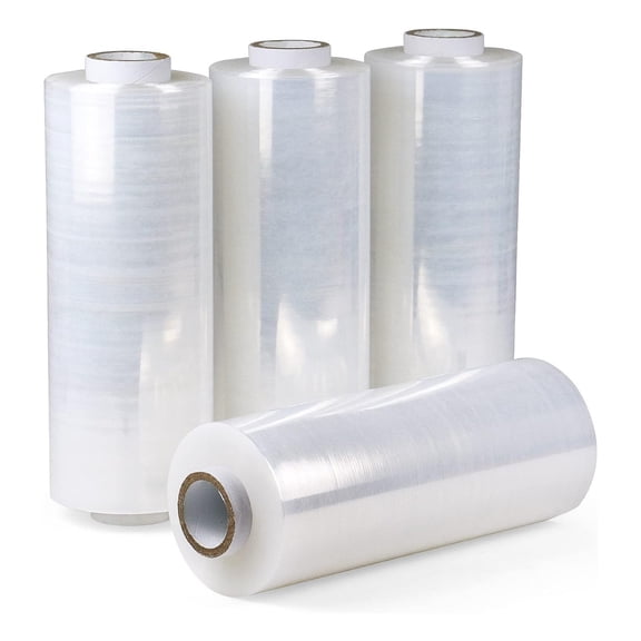 SSBM Machine Stretch Wrap 19.7" x 5000' 1 Roll 80 Gauge Clear Plastic Cast Shrink Film for Moving Packing Pallets