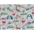 thumbnail image 5 of oneOone Rayon Light Gray Fabric Christmas Christmas Craft Projects Decor Fabric Printed By The Yard 56 Inch Wide, 5 of 6