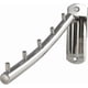 thumbnail image 1 of Wall Mounted Folding Hanger Rack with Swing Arm, Heavy Duty Stainless Steel Closet Organizer for Clothing Storage and Hanging System, 1 of 5