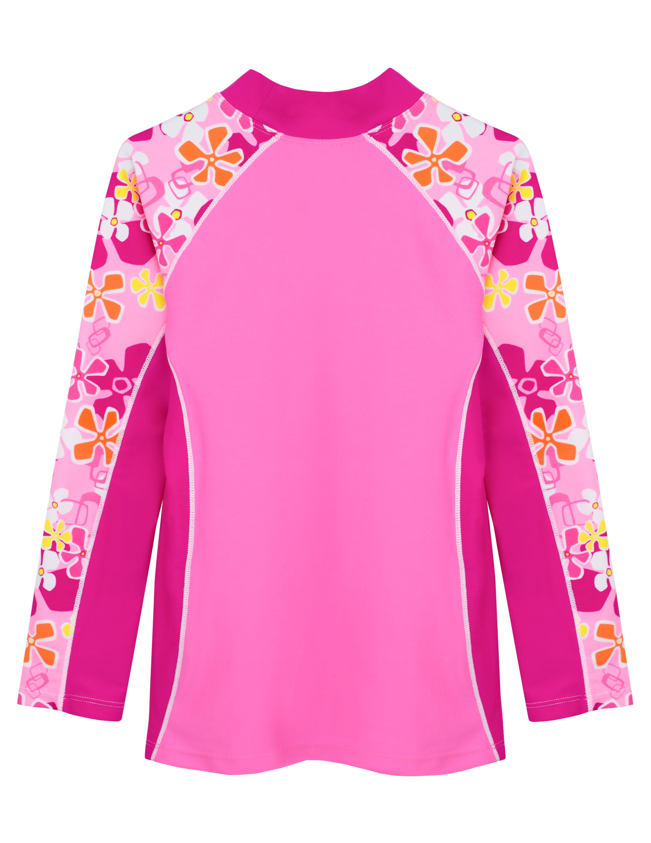 UPF 50+ Tuga Girls Long Sleeve Rash Guard and Swim Legging Bathing Suit Set