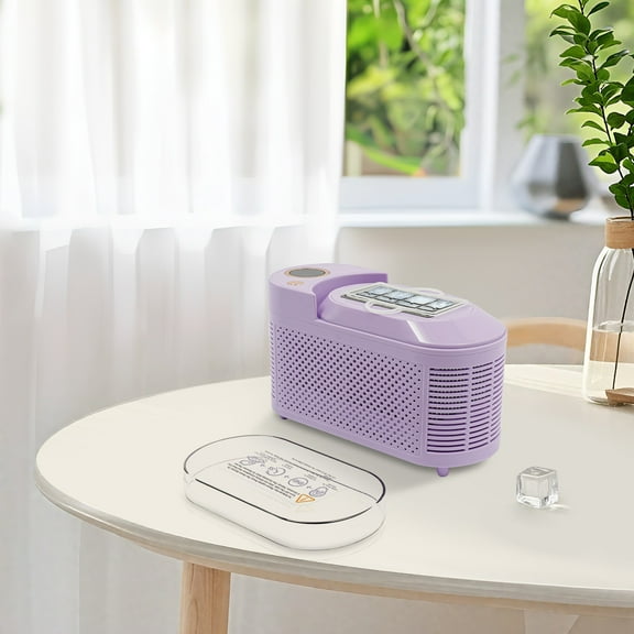 Ice Maker, Mini Countertop Ice Maker, Compact Ice Machine for Home/Car/Travel