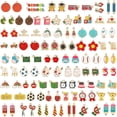 thumbnail image 1 of Set de abalorios SANNIX Teacher Enamel, 110 unidades, para hacer joyas, 1 of 7