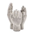 thumbnail image 2 of Set of 2 6x6x9" Accepting Hands Accent Cement Hand Decor, 2 of 9