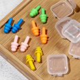 thumbnail image 2 of 5 Paires Nageur Bouchons D'oreille, Bouchons Impermables En Silicone Rutilisables, Bouchons D'oreilles Mixte Adulte, Pour Piscine, Mer, Bain, Spor, 2 of 5