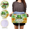 thumbnail image 7 of Saint Patrick's Day Hat and Shamrock Large Storage Basket 2PCS,Cute Koala Collapsible Toy Storage Box Laundry Basket with Handle,Used for Home Closets, Offices, Bedrooms Halloweenation Home Decor, 7 of 7
