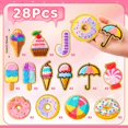 thumbnail image 2 of Parches de chenilla WILLBOND con diseño de postre para ropa, 28 unidades, 2 of 7