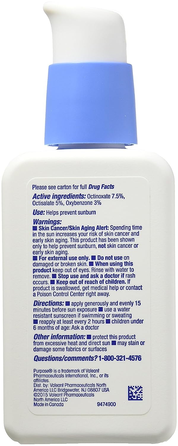 Purpose Dual Treatment Moisture Lotion SPF 10 4 oz, 8 Pack