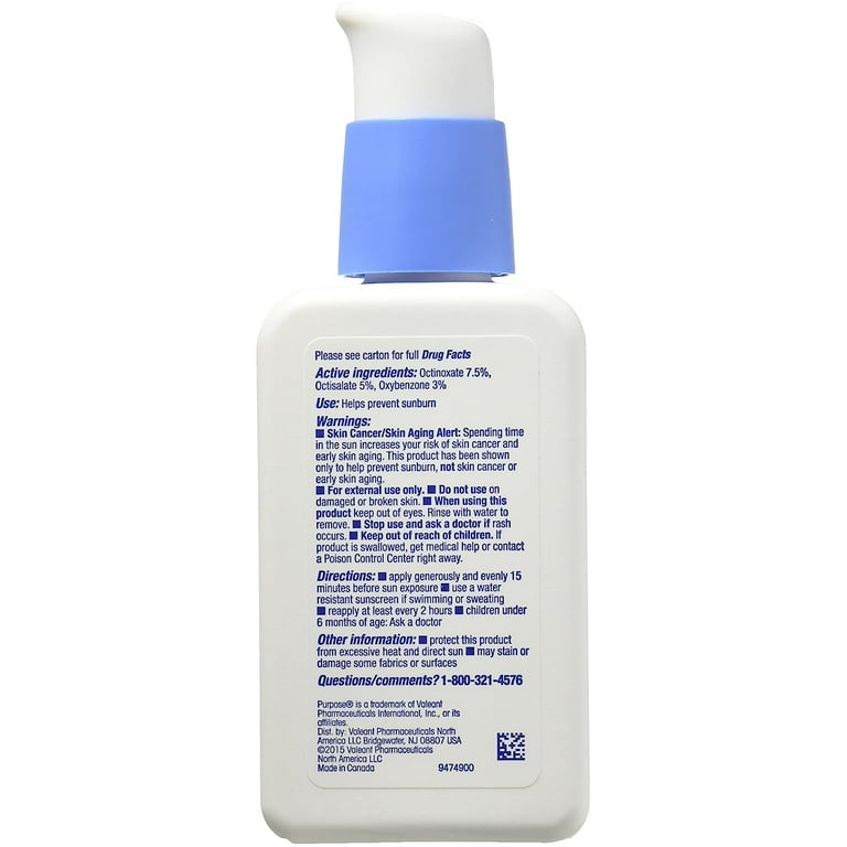 Purpose Dual Treatment Moisture Lotion SPF 10 4 oz, 8 Pack