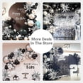 thumbnail image 2 of Kit de guirnaldas con forma de arco de globos LOOLEY, negro y plateado, 137 piezas con estrellas, 2 of 7