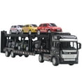 thumbnail image 2 of Fairnull 1:48 Alloy Car Exquisite Workmanship Wear-resistant Stylish Car Carrier Series Model for Boy, 2 of 10