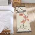 thumbnail image 3 of Yayeee Hallway Runner Rug 2'x6' Non Slip Machine Washable with Rubber Backing, Light Red Flowers, 3 of 8