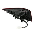 thumbnail image 4 of For Mazda 3 2019 2020 2021 Tail Light Assembly Passenger Side | Rear | Outer | CAPA Certified | LED | Sedan | W/Signature Lights | Red and Clear | Replacement For MA2805134, MA2805134C | BCJJ-51-150, 4 of 5