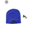 thumbnail image 2 of Luxtrada Wireless Bluetooth Music Smart Hat Cap Warm Beanie With Headphone Earphone Headset Mic (Blue), 2 of 9