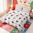 thumbnail image 3 of Manfei Vintage Rustic Christmas Twin Quilt Set,Merry Xmas Twin Coverlet Set,2 Pieces,1 Bedspread and 1 Pillowcase, 3 of 7