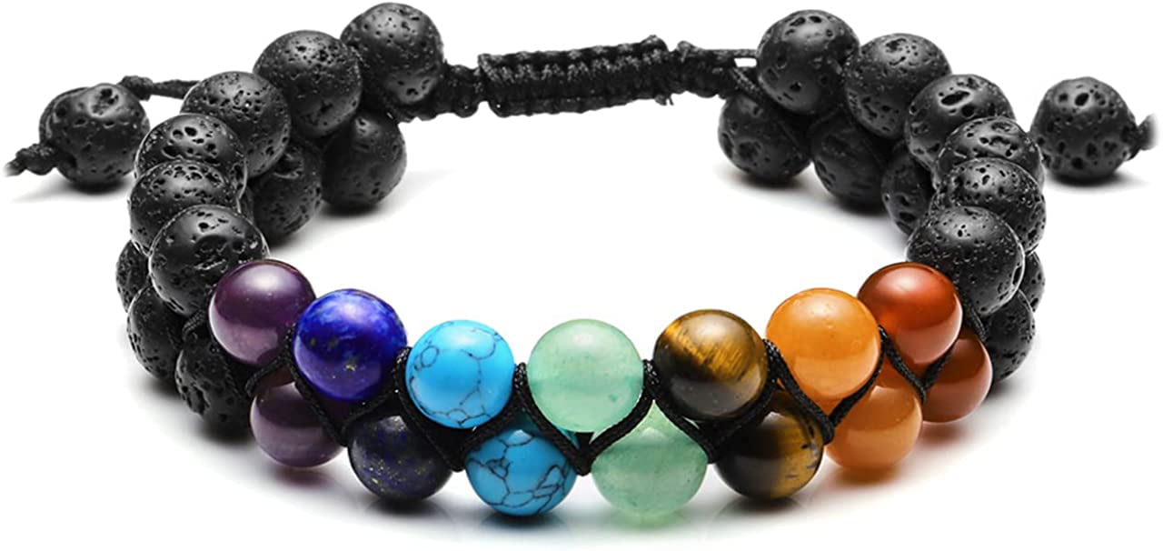 7 Chakra Bracelet, Men Bracelet Mens Bracelet Jewelry, Gift for Men, B –  LightningStore