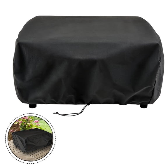 Outdoor waterproof grill pan cover barbecue pan rain cover portable dust cover