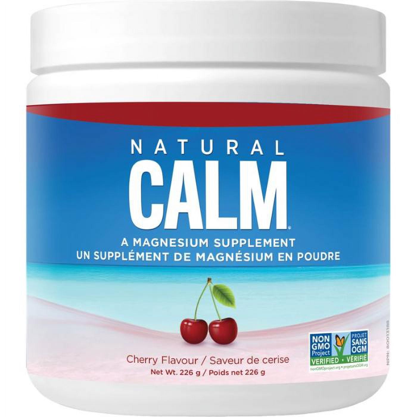 Natural Calm Magnesium Citrate Powder Cherry Flavour 226g
