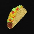 thumbnail image 2 of Dalix Taco Embroidered Zip Hoodie Fleece Long Sleeve Pocket Warm Soft Mens in Black S Small, 2 of 5