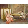 thumbnail image 1 of Póster Vintage clásico de chica de corte Vittorio Reggianini, pintura en lienzo, cuadros de pared, retrato de mujer elegante, decoración del hogar, 1 of 4