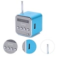 thumbnail image 3 of DEBGFS Mini Digital Portable Music MP3/4 Player Micro SD/TF USB Disk Speaker FM Radio (Blue), 3 of 6