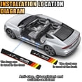 thumbnail image 4 of 4PCS Tri-Color Door Sill Protectors, Carbon Fiber Threshold Protection, Front/Rear Plate Step Guard, Anti-Scratch Entry Guard Sticker for Tacoma TRD 4Runner (Tricolor Off Road), 4 of 6