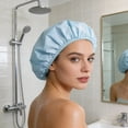 thumbnail image 4 of BotaniNest Bonnet de Douche Réutilisable pour et Protecteur de Cheveux de Bain à Bande Élastique Douce, 4 of 4