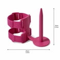 thumbnail image 3 of Portable Arm Yarn Holder, Wearable Rotating Yarn Spinner, Adjustable Double Strap Plastic Stand for Crocheting and Knitting, 1 Pc, 3 of 5