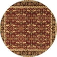 thumbnail image 1 of Ahgly Company Indoor Round Persian Brown Traditional Area Rugs, 4' Round, 1 of 4