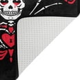 thumbnail image 5 of Dreamtimes Romantic Skeleton Unusual Valentine Non-Slip Area Rug 72"x48", Soft Non Slip Washable Floor Mats for Indoor Front Porch,Living Room, Bedroom,Kitchen, 5 of 5