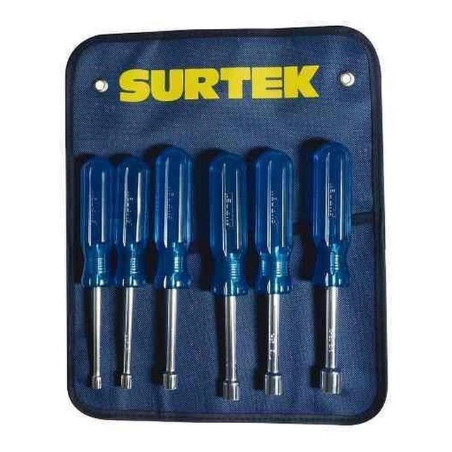 Juego 6 Destornilladores Azules Surtek D3500S-SUR