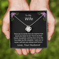 thumbnail image 2 of To My Wife Eternal Love Personalized Pendant Necklace Gift, 2 of 3