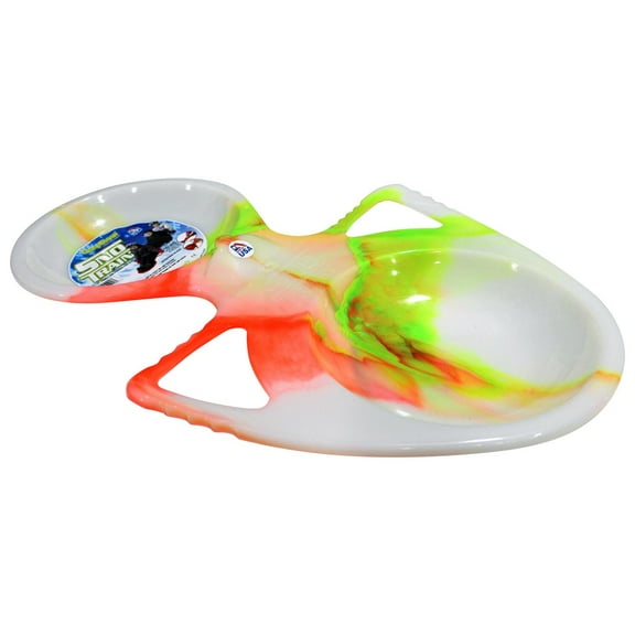 ESP 33" Sno Train Linkable Disc Sled - Snow Sled with Molded Handles in Bright Colors