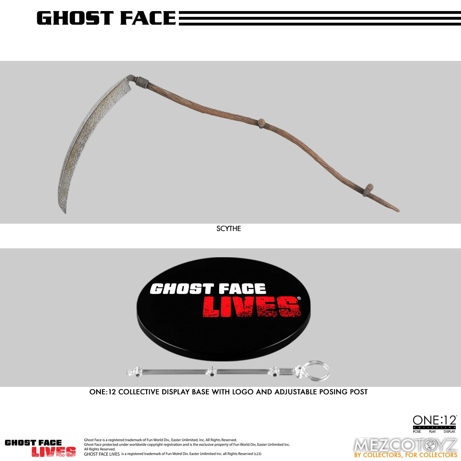 Scream Ghost Face Lives Action Figure One:12 Mezco Toys
