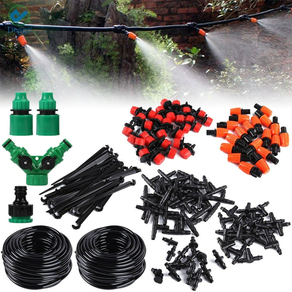 Deago Garden Irrigation System, 100ft/30M Blank Distribution Tubing