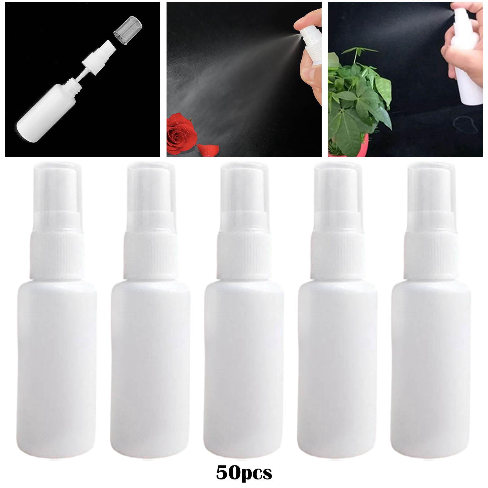 EHJRE 5 Pieces Transparent Empty Spray Bottles, 3ml Travel Perfumes Essential Oils Refillable Portable Mini Empty , Water Squirt Bottles
