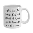 thumbnail image 2 of Shampooer For Men Women, You are The Luckiest Boss in the World. I Would Love to Have, Unique Shampooer 11oz Mug, Cup From Boss, 2 of 2