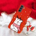 thumbnail image 1 of Reindeer 3D Christmas Santa Claus Tree Hat Case For iPhone 7 8 Plus 6 6S Plus Snowman 3D Key Chain Tpu Phone Cover, 1 of 5