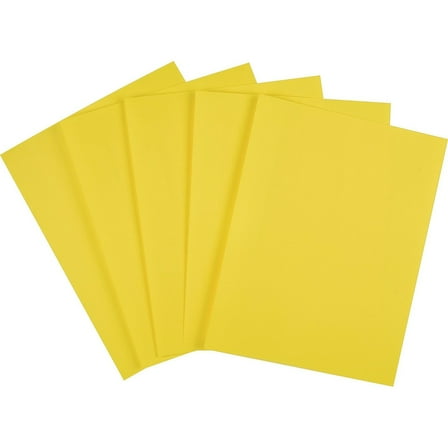 Staples Brights Multipurpose Colored Paper 20 lbs. 8.5" x 11" Yellow 500/Ream (25204)